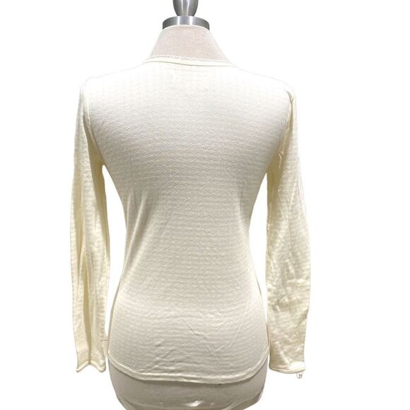 Idyllwind cream lace trim neck lace up front small printed design brand new - Picture 2 of 5